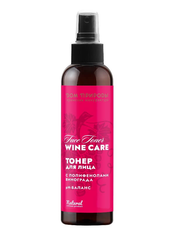 Тонер для лица с полифенолами винограда «Wine Care» - pH-баланс